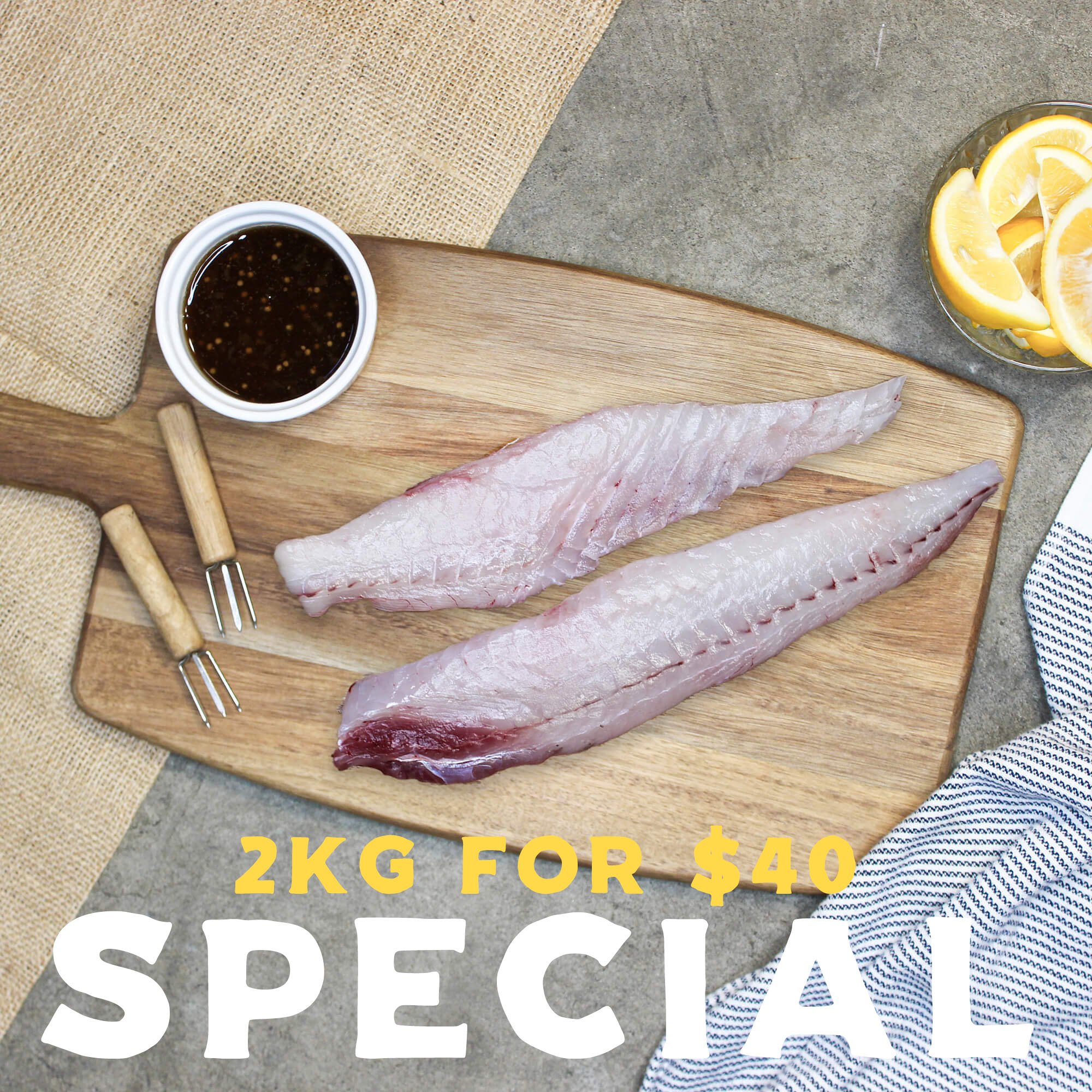 2KG Moki Fillet Special