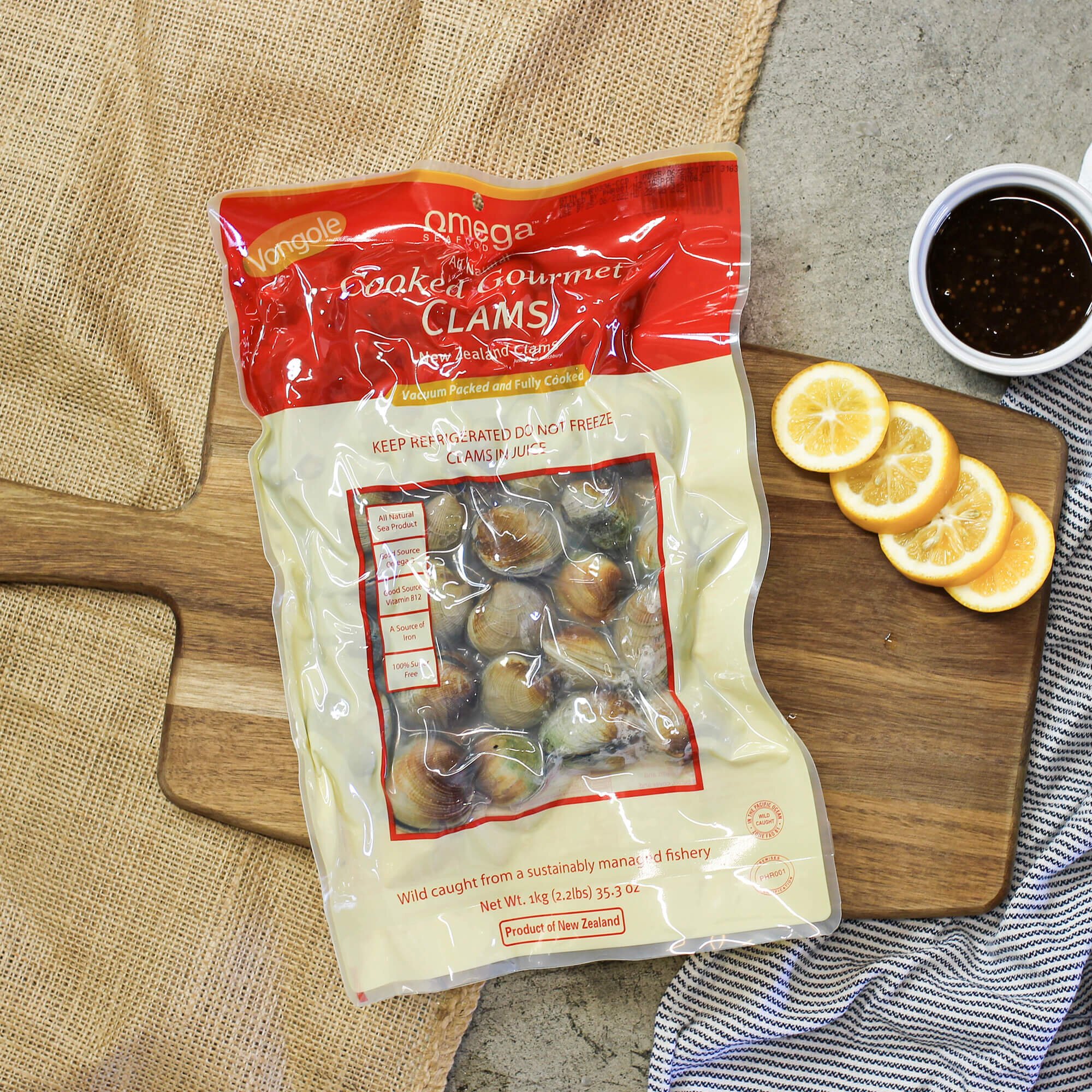 Omega Clams 1KG