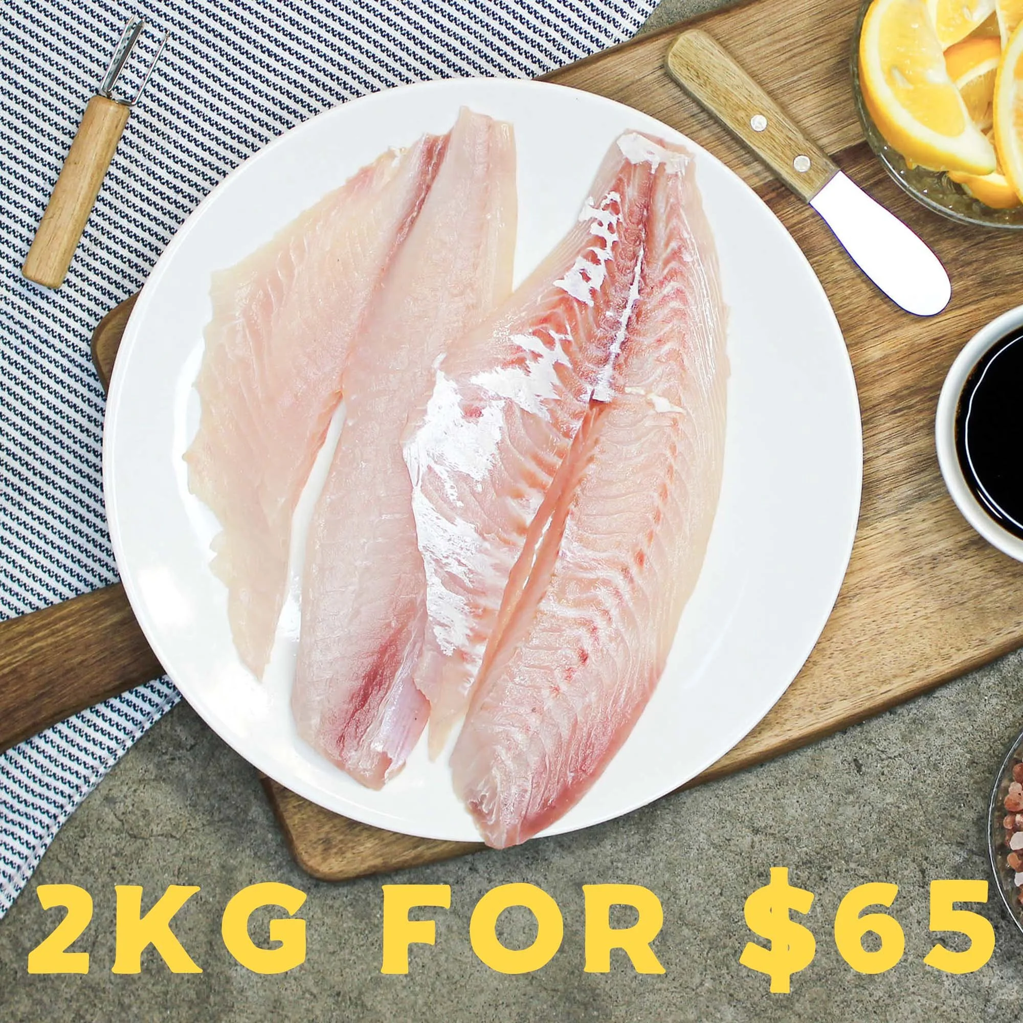 2KG Tarakihi Fillets for $65
