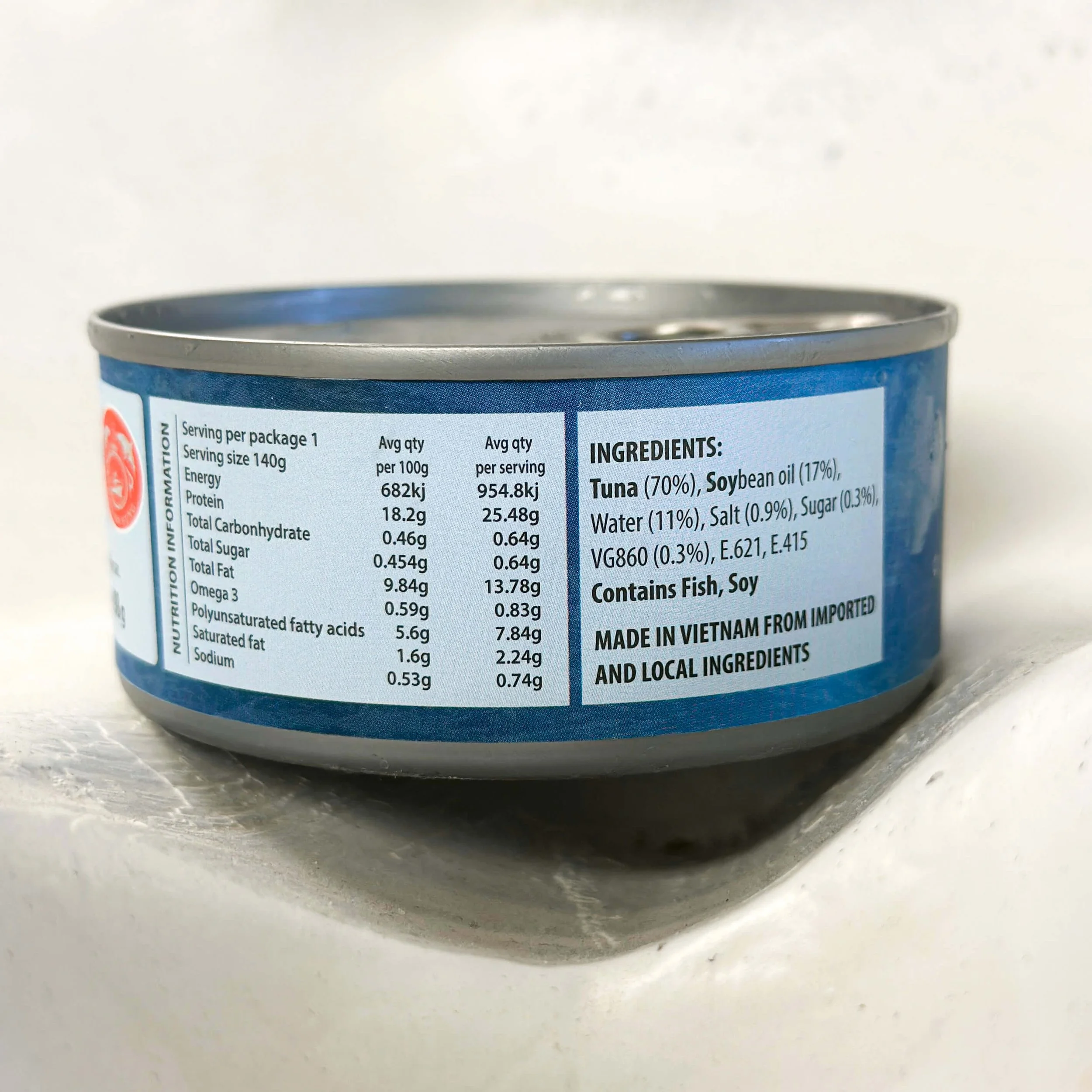 Southern Bluefin Tuna (NZ) Chunky Style in Oil/140g Can
