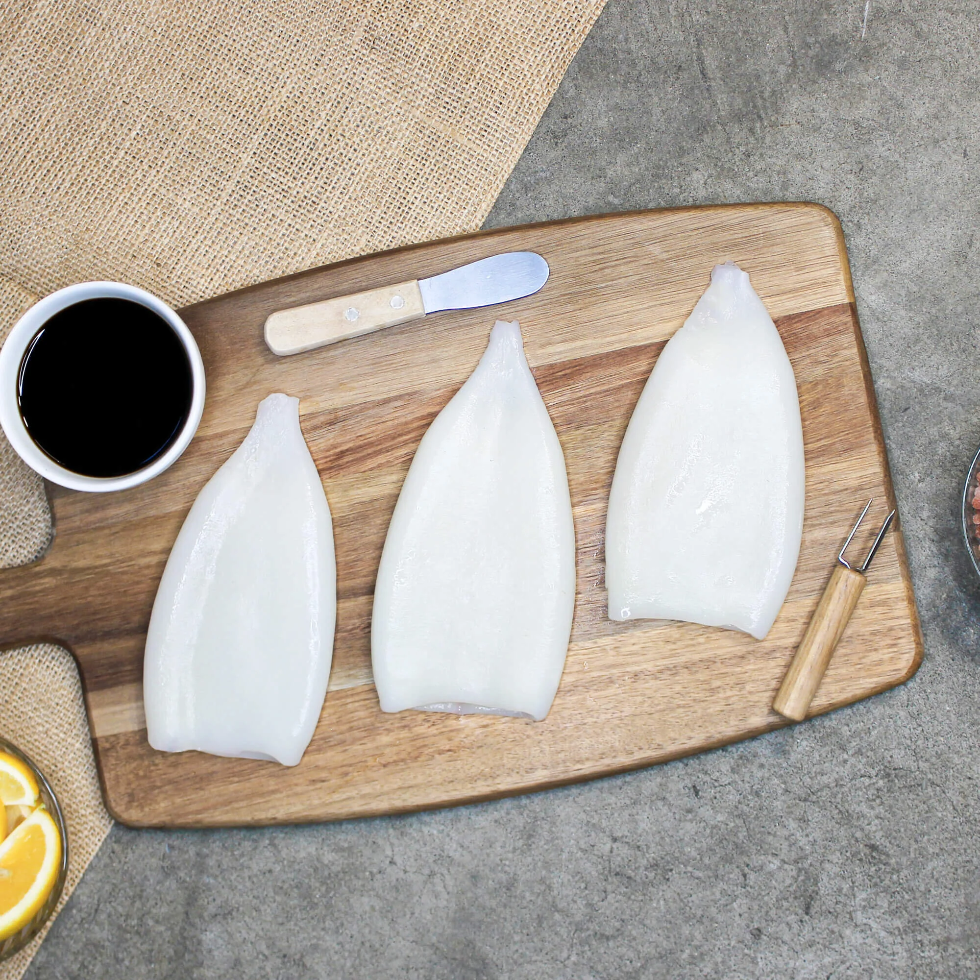 Squid Tubes (Raw) 1KG